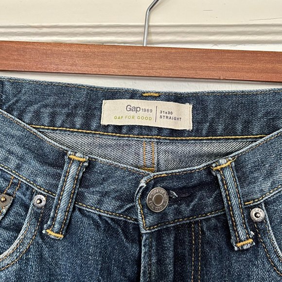 Gap Straight Fit Jeans 30 x 30 - Picture 2 of 4